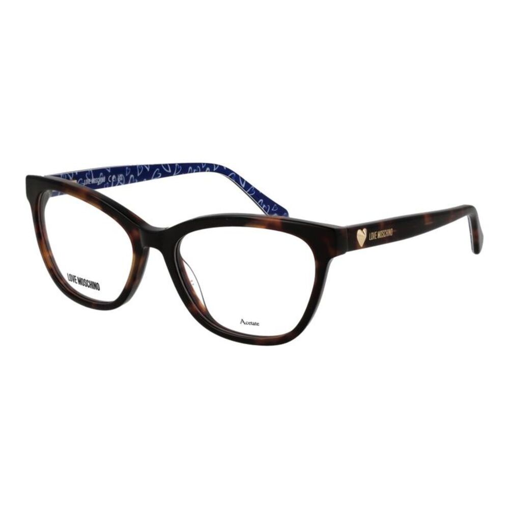 Love Moschino Brown Acetate Glasses Women's (Frames)